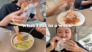 what I eat in a week pt 2 university student on sembreak [upl. by Head]