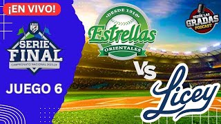 ESTRELLAS VS LICEY  JUEGO 6 EN VIVO  SERIE FINAL LIDOM [upl. by Steven626]