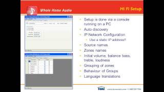 Leviton Security amp Automation HAI Training Part 5 Multi Room Audio [upl. by Nora]