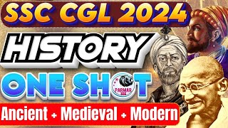 HISTORY ONE SHOT LECTURE FOR SSC CGL 2024  GKGS FOR SSC EXAMS 2024  PARMAR SSC [upl. by Haon335]