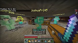 Disturbing the peace  Lifeboat survival mode Minecraft [upl. by Oemor537]