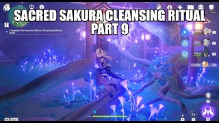 Sacred Sakura Cleansing Ritual part 9  Genshin Impact [upl. by Haidabej]