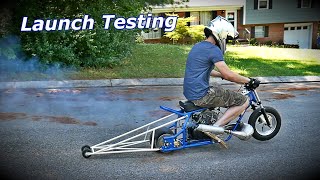 Yamaha Blaster Drag Minibike Build Part 5 [upl. by Ahsienar]