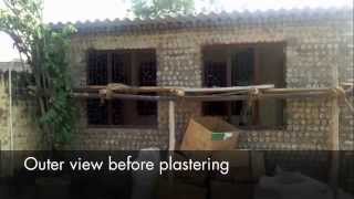 Plastic Bottle House Construction by Samarpan Foundation [upl. by Budde]