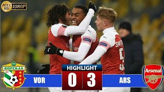 Vorskla Poltava vs Arsenal 03 Highlights amp All Goals [upl. by Hinda]