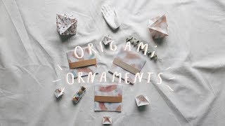 Origami Diamonds with my  Origami Paper Set [upl. by Analak]