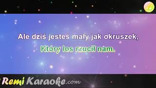 Raz Dwa Trzy  Kołysanka dla okruszka karaoke  RemiKaraokecom [upl. by Nalym]