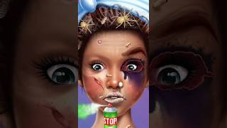 eye treatment asmr makeup animation asmr skincareanimation makeup asmrvideo facialanimation [upl. by Ytisahc]