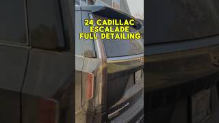 24 Cadillac Escalade getting a Mobile Car Detailing In Southborough ma mobiledetailing detailing [upl. by Ecinev]