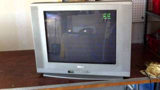 SANYO TV Flat Screen Stereo w Remote control [upl. by Aryhs]