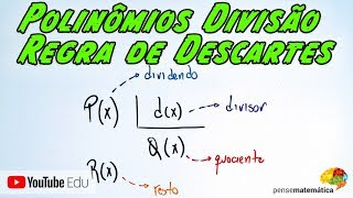 Polinômios  Divisão Método de Descartes  Aula 03 [upl. by Llet]