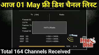 Today 01 May DD Free Dish New Channel List 2024 [upl. by Klina]