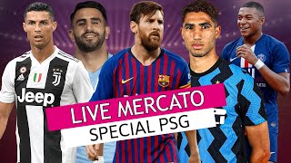 🔴🔵🇩🇿 DIRECT  LIVE  MERCATO PSG  MESSI ARRIVE QUI DOIT PARTIR ET VENIR  KB9 ET MAHREZ [upl. by Feriga69]