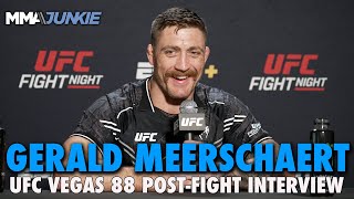 Gerald Meerschaert Reacts to Tying Anderson Silvas AllTime Finishes Record  UFC Fight Night 239 [upl. by Carothers]