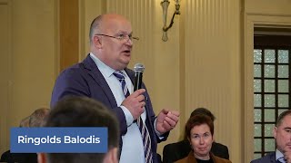 Ringolds Balodis par Saeimas deputāta un Latvijas galveno sūtību [upl. by Onaicram]