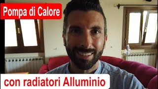 Pompa di calore con radiatori alluminio [upl. by Onihc]