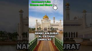 Keistimewaan Surat ALFATIHAHislam islamicvideo islamicshorts bismillah religionviralvideo [upl. by Asaert]