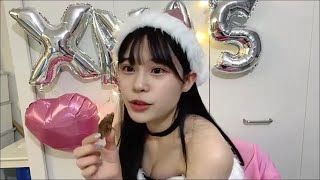 HKT48 村川緋杏 びびサンタからのプレゼント 211224 [upl. by Ahsemed]