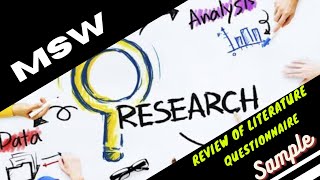 How to get Review amp Questionnaire Sample for Research in Tamil [upl. by Nonnair]