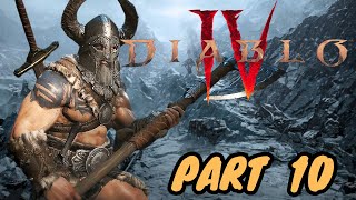 Diablo IV  Barbarian Gameplay  Campaign  Part 10  No Commentary [upl. by Aivyls675]