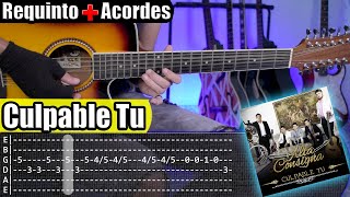 Culpable Tú  Alta Consigna  Requinto  Acordes  TABS  Tutorial Guitarra [upl. by Aicittel688]