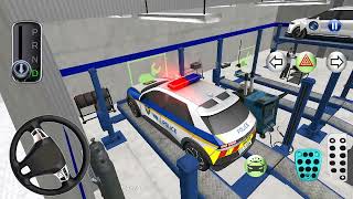 New Mini Police Car In Auto Repair Shop  3d Driving Class android  gameplay cargame [upl. by Garold]