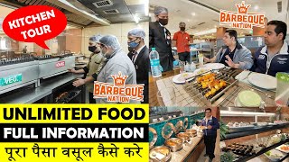 Barbeque Nation Unlimited Buffet Lunch Dinner  Unlimited Food in Delhi  Indian Food Vlogs [upl. by Lowndes520]