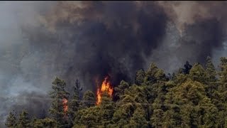 Teneriffa Flammen bedrohen UNESCO Weltkulturerbe [upl. by Siesser]