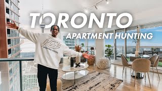 Downtown Toronto Apartment Hunting Under 4000  touring 5 apartments  tips locations prices [upl. by Alfreda]