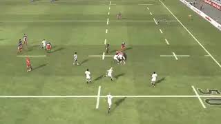 Rugby Challenge 4 gameplay Saracens Vs Harlequins Highlights [upl. by Enamrahs111]