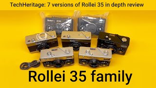 Seven versions of Rollei 35 in depth handson review [upl. by Aihcropal]