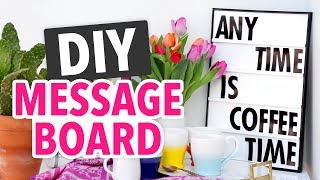 DIY Message Board Room Decor  HGTV Handmade [upl. by Llesirg]