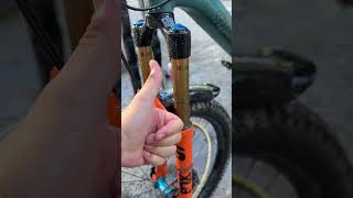 Never do this to your Fox Factory Kashima Fork 😵 fox kashima foxfactory mtb [upl. by Attah]