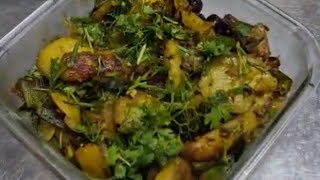 Indian okra recipe bhindi ki sabji trending viral food cooking kuwait india [upl. by Bubalo]