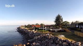 Juelsminde von oben Türkises Meer und tolle Ferienhäuser an der Ostsee [upl. by Wylen488]