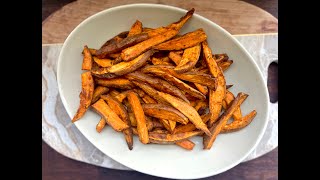 Seasoned Air Fryer Sweet Potato Wedges [upl. by Udale]