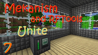 Minecraft 1102  Mekanism and RFTools Unite Part 7  RFTools Storage [upl. by Ylaek]