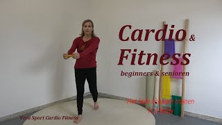 4ledig Cardio Fitness oefeningen 💛 beginners amp ouderen vetverbranding 200 calorieën 1100 treden [upl. by Zebulon]