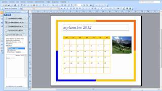 Tutorial para crear un calendario en Publisher [upl. by Ahtnicaj]