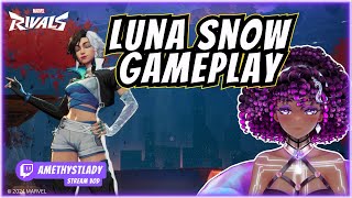 I Was Frustrated From Ranked  Marvel Rivals Luna Snow Gameplay [upl. by Clarinda]