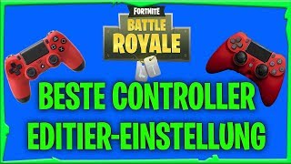 Fortnite Editieren PS4  BESTE Einstellung für Controller  SmartAim [upl. by Ardeen]