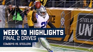 Every Play From the Cowboys vs Steelers Final 2 Drives  Week 10 Highlights  NFL [upl. by Lipman223]