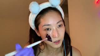 DIY Microneedling at home Dr Pen for acne scars demo [upl. by Lehacim650]