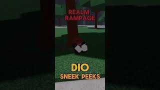 Dio Sneek PeeksRealm Rampage jujutsushenanigans saitamabattlegrounds roblox robloxanime [upl. by Tahp]