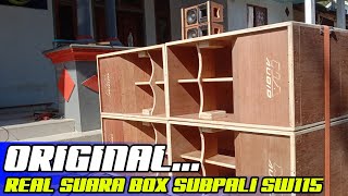 ⚠️ SUARANYA JOS REAL CEK SOUND SUARA ORIGINAL BOX SUBPALI SW115 [upl. by Shank203]