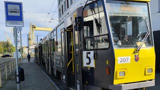 CabView odc 2 Dzień 👉 7102024 Linia 👉 5 zmiana II Tram 🚋👉 Tatra T6A2D [upl. by Scarrow305]