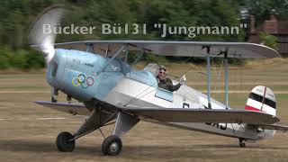 Bücker Bü131 Jungmann Aerobatics [upl. by Bryan]