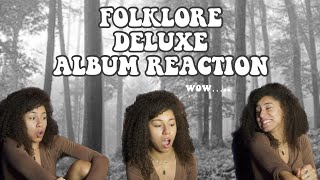 watch folklore by taylor swift change the trajectory of my life  FOLKLORE FULL ALBUM REACTION [upl. by Hgielyak]