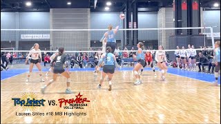 Top Select 17 E vs Premier Nebraska VB volleyballclubvolleyballgirlsvolleyballvolleyballaddict [upl. by Alleunamme]