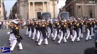 Giornata della Marina Militare  Banda Musicale e Silent Drill Team San Marco [upl. by Keheley]